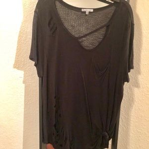 Charlotte Russe factory destructed Tee